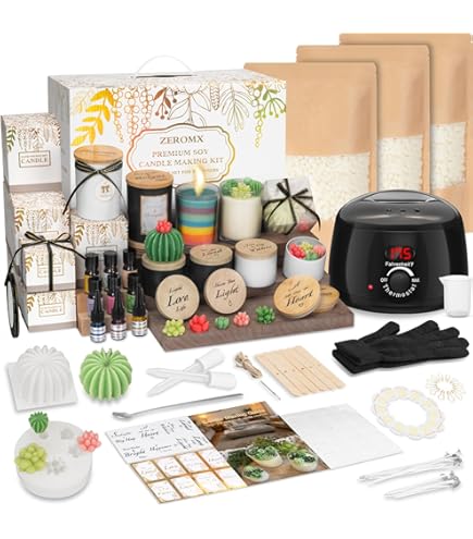 Candle Making Kit, Complete Candle Making Supplies, DIY Candle Making