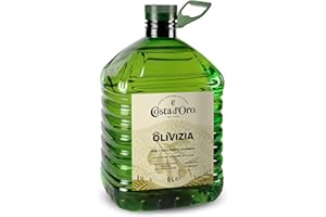 COSTA D'ORO Costa d’Oro – Olivizia 5L. Olio extravergine realizzato con una selezione di raccolta tardiva delle migliori cultivar del Bacino del Mediterraneo. PET da 5L.