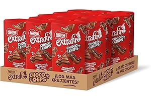 NESTLÉ EXTRAFINO Choco Chips, Chips de cereales recubierto de chocolate 15x115g