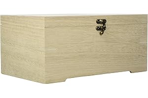 Rayher 62196000 coffret en bois avec insert 2 pièces 28 x 18 x 13 5 cm 6 compartiments, Multicolore, 2.85 x 1.89 x 1.37 cm