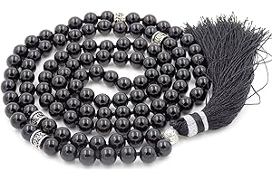 GENERIC Fukugems Mala tibetana 108 perline collana donna uomo Mala pietra bracciale buddista meditazione collana