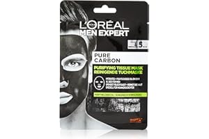 L’ORÉAL PARIS MEN EXPERT L'Oreal Paris Face Mask, Black, 30 g (Pack of 1)