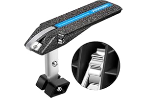 ‎TOOENJOY TOOENJOY 2022 Auto Türstufe, klappbarer Auto Türpedal mit 5 eintsellbaren Winkeln, Universal Car Door Step, einfacher Zugang zum Dach, geeignet für Autos, SUVs, LKWs(Schwarz)