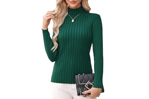 Aottori Rollkragenpullover Damen Pullover Strickpullover Winter Elegant Rollkragen Ribbed Strick Pulli Warm Outwear Pullover Oberteile