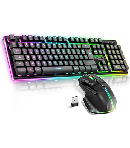 Clavier Gamer SOG Spirit Of Gamer Pro K5 – AZERTY RVB LED – Anti-ghosting