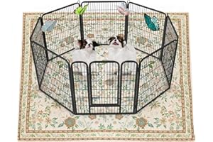 BaoDan Traversine Lavabili per Cani, Traverse Cani 80x90cm, 2 Pezzi Tappetini Igienici per Cani Riutilizzabili con Fondo Antiscivolo, Facili da Lavare, Marrone con Stampa Floreale