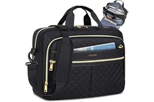 IGOLUMON Torba na laptopa 17,3 cala Torba robocza damska wodoodporna przenośna torba na ramię torba na identyfikator dla nauczyciela biura uniwersytetu