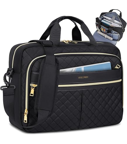 Ytonet Borsa Multifunzione Per Insegnanti Con Carrello Staccabile, 26 Litri, Scomparto Per Laptop 15,6'', Rosa, Con Borsetta Inclusa - 3