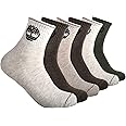 Timberland mens 6-pack Quarter Socks Quarter Sock (pack of 6)