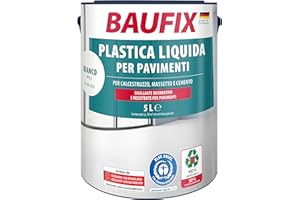 Baufix Plastica Liquida per Pavimenti, Bianco, 5L