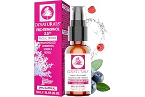 OZNaturals Sérum anti-âge - Ce sérum anti-rides extrêmement efficace contient du rétinol dont le dosage est soumis à une norme de rétinol obligatoire