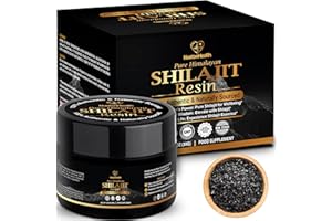 Pure Himalayan Shilajit Resin - Gold Grade 30g - Rich in Fulvic & Humic Acid, 100% Vegan - Immune Support, Vitality Booster - Lab Tested by UK's NuetonHealth