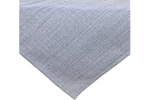 heimtexland ® Outdoor-Tischwäsche Meliert Garten Deko Tischdecke 90x90 Grau Typ645