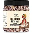 Hungry Harvest Sliced Betel Nut | Sliced Areca Nut | Cutting Supari Kachi Sopari | Kachi Cutting Sliced Supari | Raw Unflavoured Flakes [Jar Pack] (125 Grams (Pack of 1 of 125 Grams))