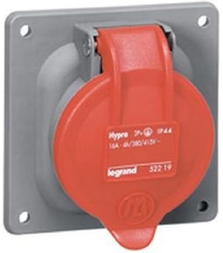 LEGRAND - Fiche droite Hypra IP44 32 A 380/415 V 3P+N+T plastique Ref.052944