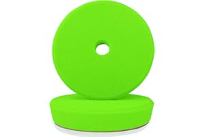 ‎ALCLEAR ALCLEAR 50163G 2er Set Polierpads mittelhart für RUPES Maschinen, Durchmesser Ø 163/150x30 mm, grün