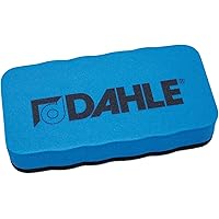 Dahle Whiteboard Schwamm (Magnetischer Wischer für Trockenreinigung auf vielen Oberflächen) blau