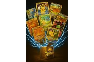 DRISOCARD Pokemon Karten Deutsch – 50 Originale Karten mit Holo & Seltenen – Echte Sammelkarten kompatibel mit Pokemon TCG Geschenk für Kinder & Sammler
