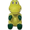 KONG Wiggi Alligator Dog Toy, Multi-Textured Latex Squeaky Toy, Long-Lasting Play, Easy to Grab, Engaging Squeaker, Light/Moderate Chewers, for Tossing, Chewing, Active Play, for Small Dogs