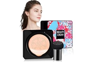 LOOUXC CC Cream Grundierung, Mushroom Head Air Cushion BB Cream, Moisturising Concealer, Wasserdichte Foundation, Makeup Base BB, Liquid Foundation, Make Up Grundierung, Brightening Gleichmäßiger Hautton