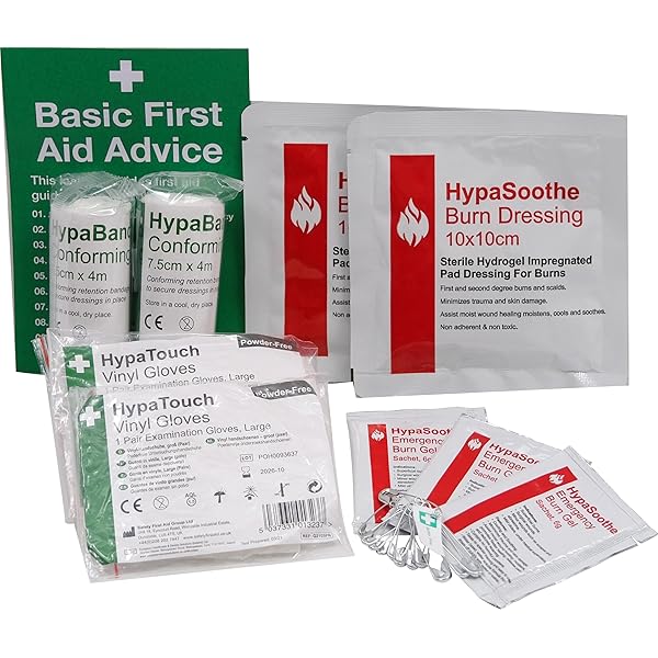 Safety First Aid Group HypaSoothe Burns Kit Refill, Large