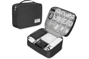 XINGXINRONG Elektroniczny organizer podróżny uniwersalny organizer na kable akcesoria elektroniczne etui na kabel, ładowarkę, telefon, USB, kartę SD, 1 opakowanie