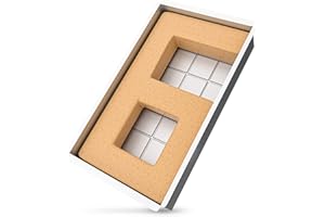 EDELHAND© Zahlen Backform aus Aluminium mit Antihaftbeschichtung - Zahlen und Buchstaben Kuchenform für den perfekten Geburtstag - Zahlenbackform eckig u. verstellbar für Number Cake