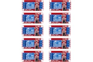AEDIKO 10pcs Relay Module DC 12V Relay Board 1 Channel with Optocoupler Isolation Support High or Low Level Trigger