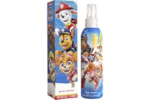 KP PHARMA Paw Patrol Children Eau de Cologne Natural Perfume Spray, Vegan and Dermatologically tested Body Spray for Kids - Safe Daily Fragrance Gift, 200ml
