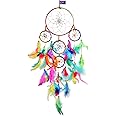Asian Hobby Crafts Dream Catcher Wall Hanging for Wall Decor, Home Decoration, Bedroom and Living Room, Dream Catcher for Peaceful Sleep, Positive Energy, and Protection from Nightmares