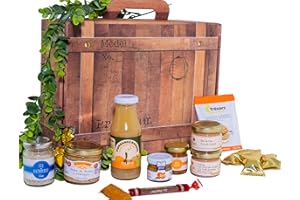 COLIS GOURMANDS - Panier Garni - Coffret Gourmand À Offrir - Idéal pour Cadeau Fête des Mères, Fête des Pères, Anniversaire, Noël - Valisette Sans Porc & Sans Alcool