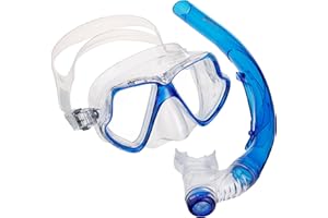 Mares Zephir 411769GURBLCL Adult Mask and Snorkel Set, Blue