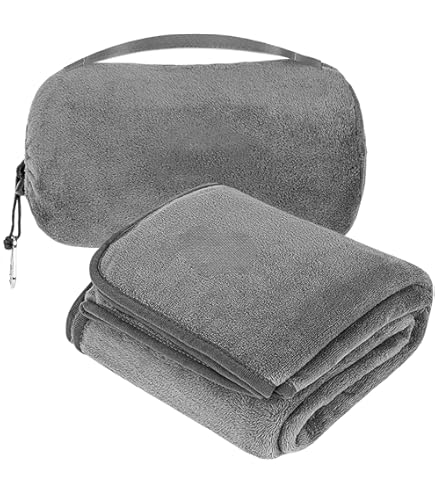YGMXZL Reisdeken en kussen, 3-in-1 pluche speelgoedkussen, deken en handwarmer, opvouwbare deken, verleng kussens voor thuiskantoor, autobank (kat, L