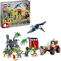 LEGO Jurassic World Centro di Soccorso dei Baby Dinosauri, Giocattolo per Bambini e Bambine da 4 Anni in su, Set con Mini Tri