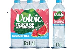 Volvic Touch of Fruit Watermelon Sugar Free Still Flavoured Water Multipack 6x1.5L