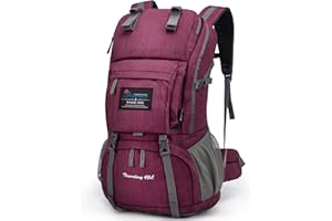 MOUNTAINTOP Mochilas Senderismo 40 litros Mujer Hombre Mochila de Trekking Mochila Montaña al Aire Libre Impermeable para Viaje Acampadas 33x22x55 cm
