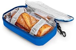 PracticDomus Porta Bocadillos Infantil Termoinsulado Iris Barcelona, Modelo Kids. Color Azul
