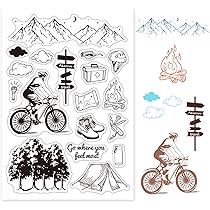 GLOBLELAND Tampons Transparents En Silicone Avec Lettres Et Chiffres 231530