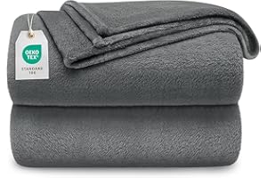 berssen Coperta Plaid - 150 x 200 CM - Grigio Scuro Winter Blanket - Coperta Divano, Morbida, Accogliente, Nessun Odore, Lavabile in Lavatrice, Adatto per l'Autunno e l'Inverno, Antistatico