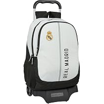 Sac à Chaussures Real Madrid Officiel 24/25 - 34x18x15 Cm, 9L - Blanc/Gris - Pour Sport Ou Voyage