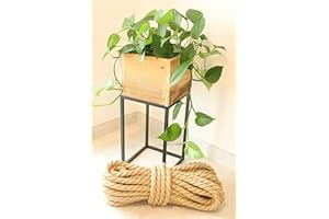 NTS-Nähtechnik Corde en jute 20 mm – 10 m | Corde de jute pour jardin - Corde en jute imprégnée