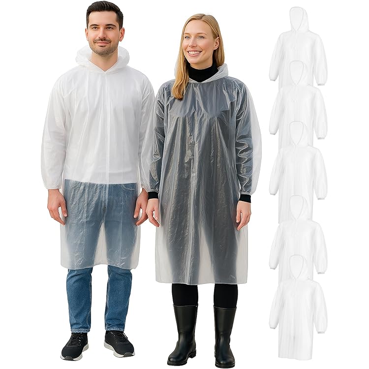 EVA - Poncho Imperméable Transparent Pour Adulte, ... - Grandado