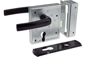 BINOA Bever & Klophaus Universal-Kastenschloss mit Griffset und Rückplatte