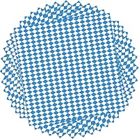 20 Servietten Karo Dunkelblau – Zeitloses Design, 33x33 Cm, 3-lagig, Umweltfreundlich