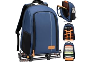 TARION TB-02 Camera and Laptop Rucksack, Photography Knapsack for 15-Inch Laptop Computer, Reflex Camera, Small Camera Backpack