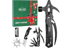 RoverTac Zestaw narzędzi dla mężczyzn - prezenty świąteczne dla mężczyzn prezenty dla taty męża prezenty dla taty prezenty dla chłopaka prezenty świąteczne męskie skarpety nadziewarki-12 w 1 narzędzie