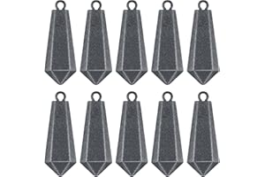 Alwonder Plomb de Pêche en Fer, 30-100g, Poids en Acier, Idéal pour la Fabrication de Montages de Ligne, Accessoires de Pêche