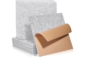 PAAUZOENG Insonorizacion Acustica Pared Cuadrado autoadhesivos 12 piezas I Aislamiento acústico de alta densidad para paredes techos madera y puertas - Placas Aislamiento Acustico, 30x30x0,9cm,Gris plata
