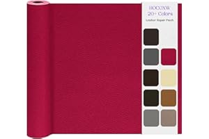 HOCOXW Kit de réparation en cuir synthétique autocollant - 40 x 160 cm - Patch en cuir synthétique - Kit de réparation pour canapé, chaise de bureau, canapé, tête de lit, meubles, sièges de voiture, sacs