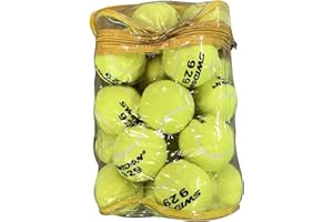 HOS SPORTS 24 Tennis Balls Super Bounce Balls With Bag (100% Better Bounce Than Normal Balls)